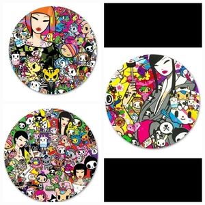 SET 3x Tokidoki Pins